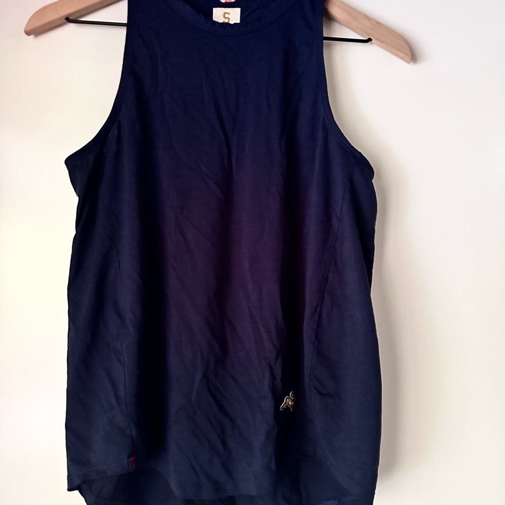 Tracksmith Blue Tank Top
